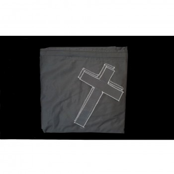 Drap Sépulcre CSS noir, avec ses croix
