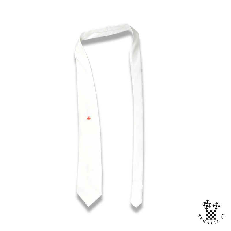 Cravate polyester, CBCS, Croix Rouge, motif sérigraphie